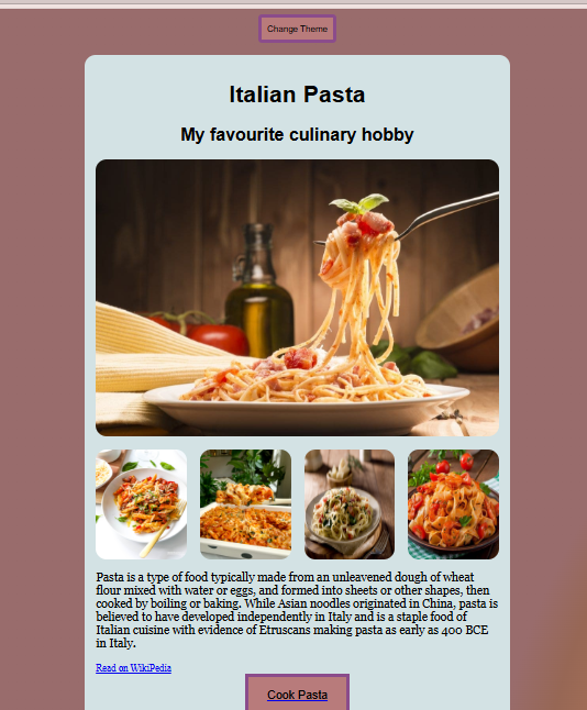 Pasta Project Preview
